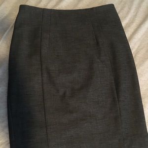 Grey pencil skirt